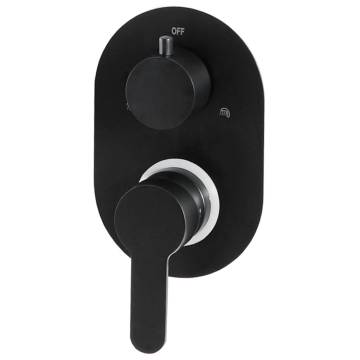 Stylish Shower System Stainless Steel 201 Black - Buy Now