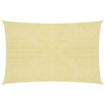 Sunshade Sail 160 g/m² Beige 4x5 m | UV Protection & Mould Resistant