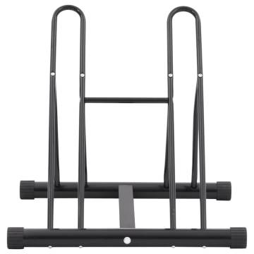 Bicycle Stand for 2 Bikes | Freestanding Steel Rack