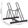 Bicycle Stand for 2 Bikes | Freestanding Steel Rack