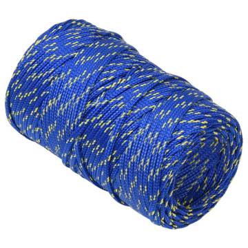 Boat Rope Blue 2mm 250m | Durable Polypropylene Ropes