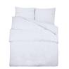 Duvet Cover Set White 135x200 cm - 100% Cotton Bedding