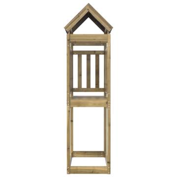 Wooden Play Tower 110.5x52.5 cm - Durable Pine Structure