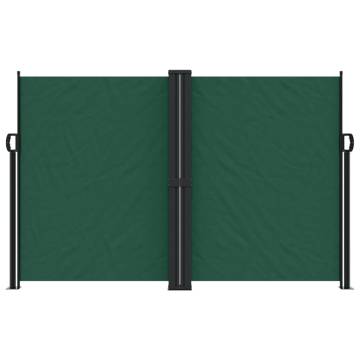 Retractable Side Awning Dark Green 160x600 cm | HipoMarket