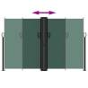 Retractable Side Awning Dark Green 160x600 cm | HipoMarket