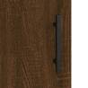 Stylish Highboard Brown Oak - 69.5x34x180 cm | HipoMarket