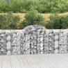 Arched Gabion Baskets 50 pcs 200x50x100/120 cm Galvanised Iron Size 200 x 50 x 100/120 cm Quantity in Package 50 