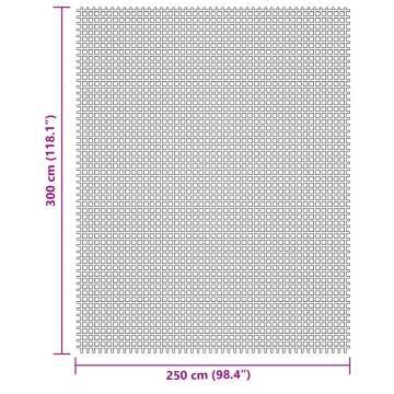 Light Grey Camping Floor Mat 3x2.5 m - Durable & Versatile