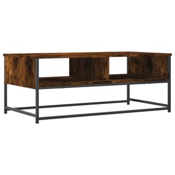 Stylish Smoked Oak Coffee Table - 100x51 cm - Hipomarket