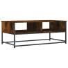 Stylish Smoked Oak Coffee Table - 100x51 cm - Hipomarket