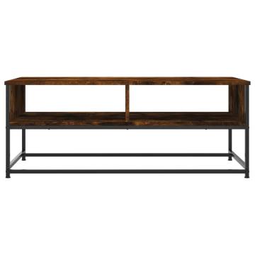 Stylish Smoked Oak Coffee Table - 100x51 cm - Hipomarket