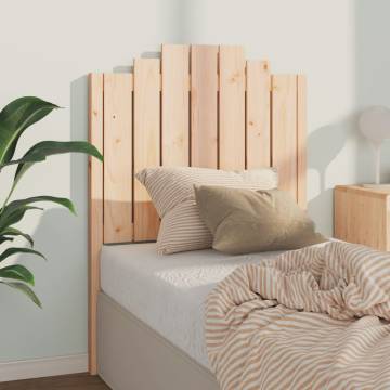 Bed Headboard 81x4x110 cm - Solid Pine Wood | Hipomarket