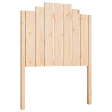 Bed Headboard 81x4x110 cm - Solid Pine Wood | Hipomarket