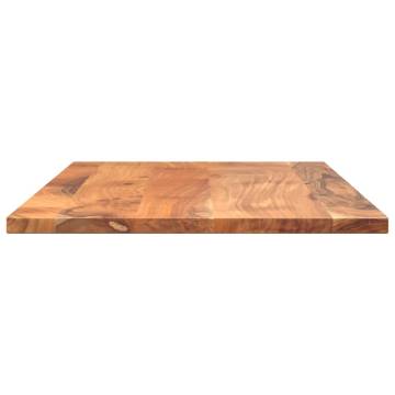 Rectangular Acacia Wood Table Top 80x50 cm - Durable & Stylish