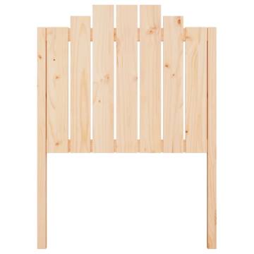 Bed Headboard 81x4x110 cm - Solid Pine Wood | Hipomarket