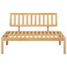 Garden Pallet Middle Sofa - Solid Acacia Wood | HipoMarket