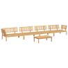 5 Piece Garden Pallet Sofa Set - Solid Acacia Wood