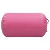 Inflatable Gymnastic Roll with Pump - 100x60 cm Pink