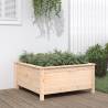 Garden Planter 82.5x82.5x39 cm Solid Wood Pine Colour natural pine Size 82.5 x 82.5 x 39 cm Quantity in Package 1 