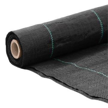 Weed Membrane Black 1x25 m PP - Effective Weed Control