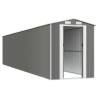 Light Grey Garden Shed - Durable Galvanised Steel Storage