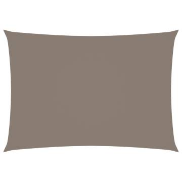 Sunshade Sail Oxford Fabric Rectangular 3.5x4.5m - Taupe