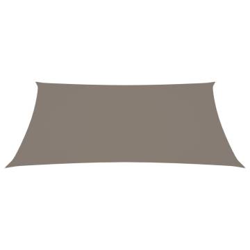 Sunshade Sail Oxford Fabric Rectangular 3.5x4.5m - Taupe