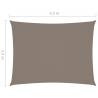 Sunshade Sail Oxford Fabric Rectangular 3.5x4.5m - Taupe