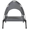 Dog Bed with Canopy - Durable Anthracite Oxford Fabric