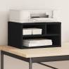 Printer Stand Black 40x32x22,5 cm Engineered Wood Colour black 