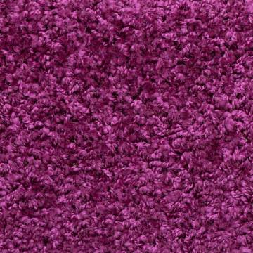 Violet Carpet Stair Treads - 15 pcs | Non-Slip & Washable