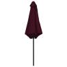 Outdoor Parasol with Aluminium Pole | Bordeaux Red 270x246 cm