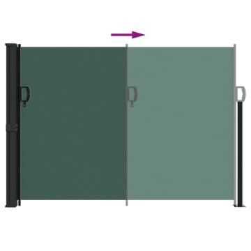 Retractable Side Awning Dark Green 140x300 cm | HipoMarket