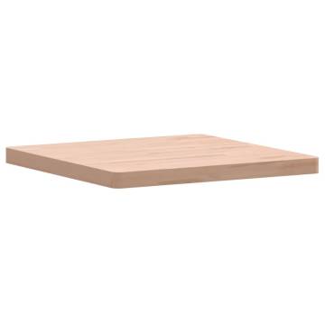 Solid Wood Beech Table Top 60x60 cm | Durable & Versatile