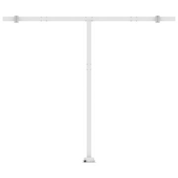 Manual Retractable Awning with LED - Cream 350x250 cm