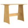 3 Piece Honey Brown Dining Set | Solid Pine Wood Furniture