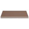 Replacement Awning Fabric Brown 6x3.5 m - Durable & UV Resistant