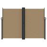 Retractable Side Awning Taupe 180x600 cm | Privacy & Protection