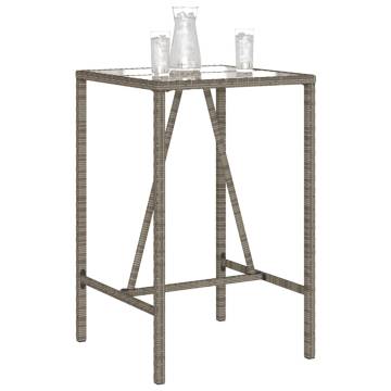 Outdoor Bar Table Grey 70x70x110 cm | Stylish & Durable