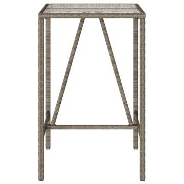 Outdoor Bar Table Grey 70x70x110 cm | Stylish & Durable