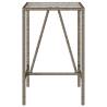 Outdoor Bar Table Grey 70x70x110 cm | Stylish & Durable