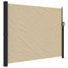 Retractable Side Awning Beige 160x600 cm - Privacy Screen