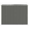 Light Grey Garden Shed - Durable Galvanised Steel Storage