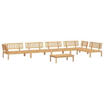 6 Piece Garden Pallet Sofa Set - Solid Acacia Wood