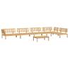 6 Piece Garden Pallet Sofa Set - Solid Acacia Wood