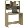 Desk with Shelves in Sonoma Oak - Practical & Stylish