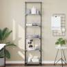 Bookshelf Grey Sonoma 50x33x188.5 cm Engineered Wood Colour grey sonoma Quantity in Package 1 Height 188.5 cm 