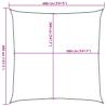 Sun Shade Sail Sand 4x4m - Durable UV & Water-Resistant