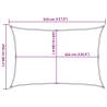 Light Grey Sun Shade Sail 3.5x2.5m - Durable & UV Resistant