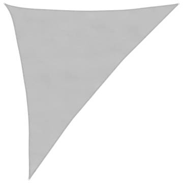 Light Grey Sun Shade Sail 3x4x5m - UV & Water Resistant